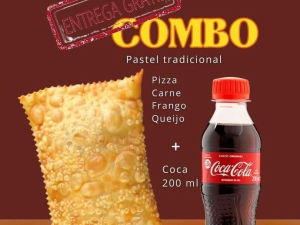 imagem do produto Pastel Queijo + Coca-Cola 250ml