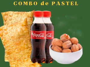 imagem do produto Combo Delícia (2 Pastéis Tradicionais + 10 Mini Churros + 2 Cocas Cola 250 ml)