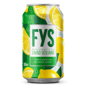 imagem do produto Refrigerante Limão Siciliano Fys Lata 350ml