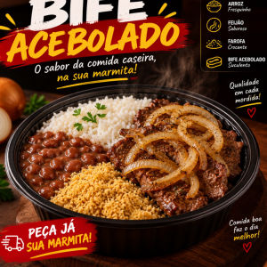 imagem do produto Bife Acebolado
