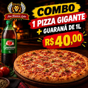 imagem do produto 1 Pizza Gigante + Guaraná de 1L