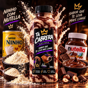 imagem do produto Creme ninho com Nutella, 500ml