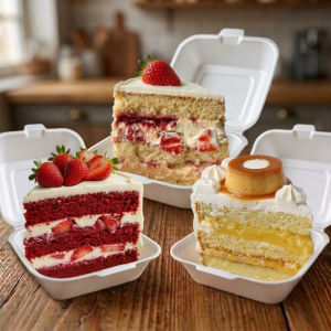 imagem do produto Red Velvet com Frutas Vermelhas + Ninho com Morango + Torta Pudim