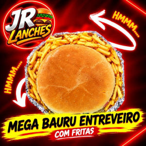 imagem do produto Mega Bauru Entreveiro Com batata frita (25cm)