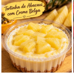 imagem do produto 🍍 Tortinha de Abacaxi com Creme Belga