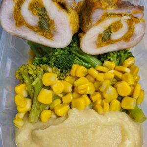 imagem do produto Filé de frango recheado com purê de mandioquinha
