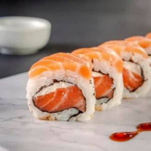 imagem do produto Uramake de salmao especial flambado!