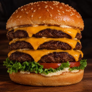 imagem do produto X-CHEDDAR TRIPLO