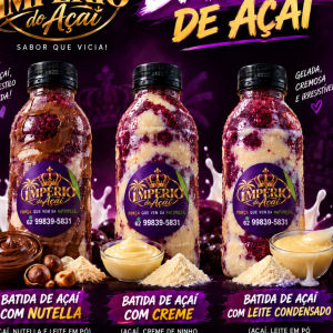 imagem do produto BATIDA DE AÇAÍ COM CREME DE NINHO 