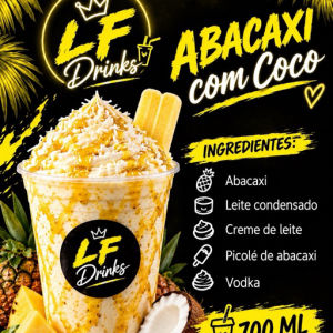 imagem do produto Abacaxi com coco 🥥🍍