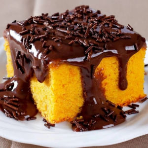 imagem do produto Bolo de cenoura com chocolate 7,00