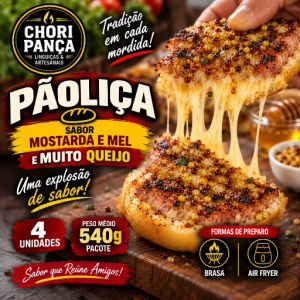 imagem do produto PãoLiça de Mostarda e Mel com Queijo / Pacote 4 unidades 
