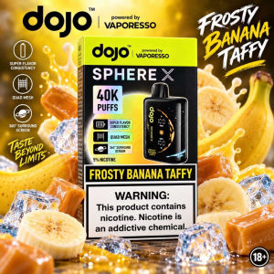 imagem do produto VAPORESSO DOJO FROSTY BANANA TAFFY