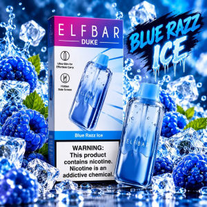 imagem do produto ELFBAR DUKE BLUE RAZZ ICE