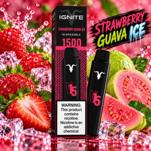 imagem do produto V15 IGNITE STRAWBERRY GUAVA ICE