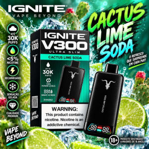 imagem do produto V300 ULTRA SLIM CACTUS LIME SODA