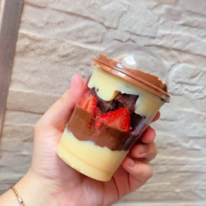 imagem do produto Copo Ninho, morango e nutella