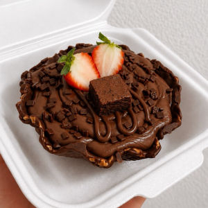 imagem do produto Cestinha brownie com morango