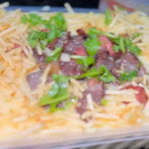 imagem do produto Pirão de aipim com carne do sol e calabresa. (P)