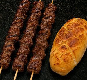 imagem do produto 3 espeto mais 1 pão de alho