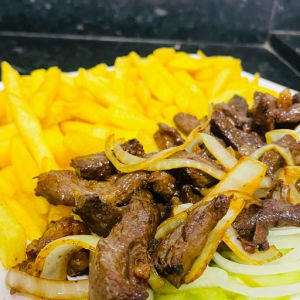 imagem do produto Fritas com carne de sol 