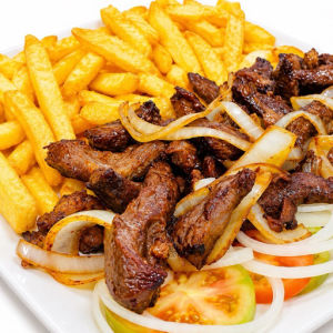 imagem do produto Fritas com carne de sol 