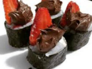 imagem do produto Sushi Morango c/Chocolate 05 Und