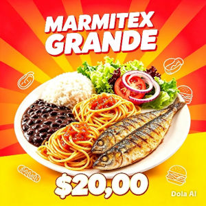 imagem do produto Marmitex de sardinha frita