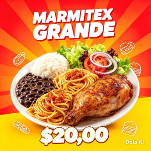 imagem do produto Marmitex coxa sobrecoxa G.