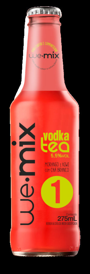 imagem do produto We Mix  Ice Tea Morango E Kiwi Miks 275ml