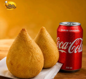 imagem do produto 2 coxinhas + Refrigerante Lata
