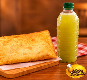 imagem do produto Pastel + Caldo de cana 400ml