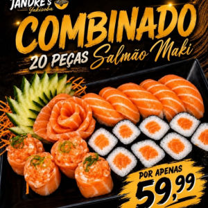 imagem do produto Combinado salmão maki (20pçs)
