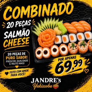 imagem do produto Combinado salmão cheese 