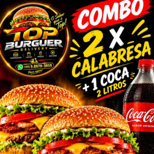 imagem do produto COMBO 2 X CALABRESA + 1 Coca 2 LITROS