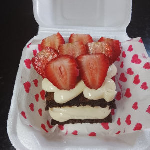 imagem do produto Brownie New com morango