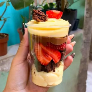 imagem do produto Duo brownie com morango 