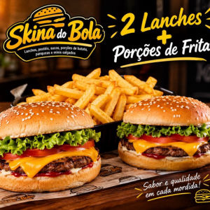 imagem do produto 2 X Calabresa + Fritas 