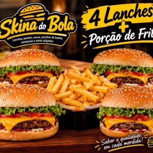 imagem do produto 4 X Salada + Fritas