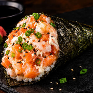 imagem do produto TEMAKI CAMARÃO E SALMÃO