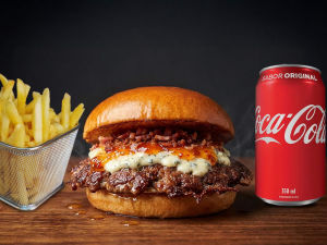 imagem do produto Combo Smash Burger Gorgonzola e Geleia + Coca cola 350 ml