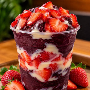 imagem do produto Açaí 500ml morango 
