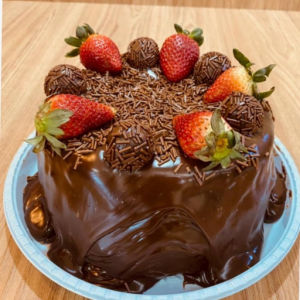 imagem do produto Brigadeiro com morango 🤎🍓