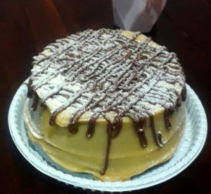 imagem do produto Bolo vulcão brigadeiro de Ninho com Nutella
